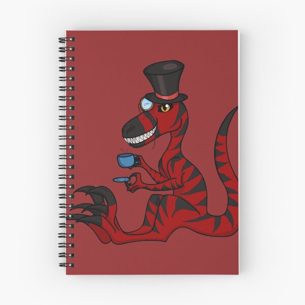 Item preview, Velociraptor in a top hat designed and sold by CallMeLaddy.