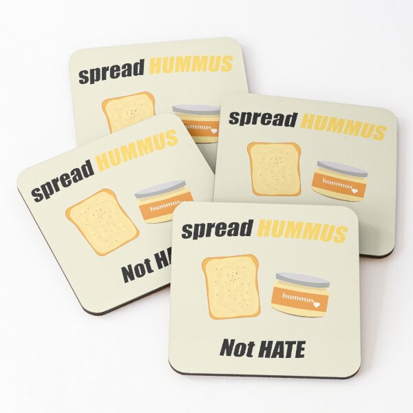Item preview, spread hummus not hate vector art designed and sold by tita74.