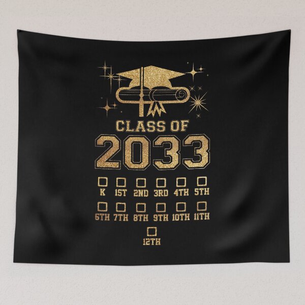 Item preview, Kindergarten Class Of 2033 Grow With Me Space For Checkmarks designed and sold by BaseStore.