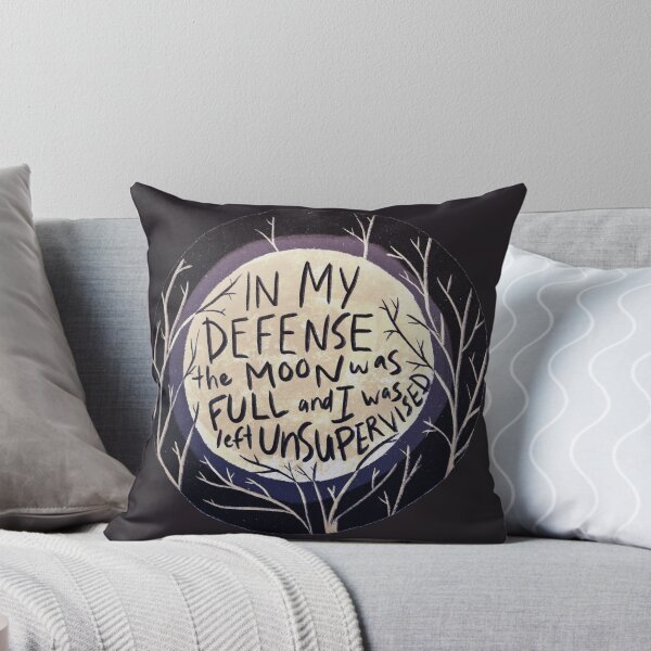 Item preview, In my defense the moon was full and I was left unsupervised designed and sold by @ Megan Garnett Art.