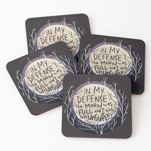 Item preview, In my defense the moon was full and I was left unsupervised designed and sold by @ Megan Garnett Art.