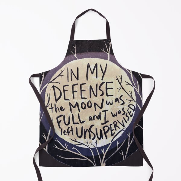Item preview, In my defense the moon was full and I was left unsupervised designed and sold by @ Megan Garnett Art.