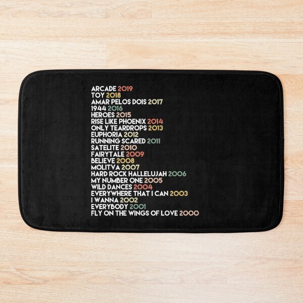 Item preview, Eurovision Song Contest Winners 2000 - 2019 designed and sold by missmarylin.