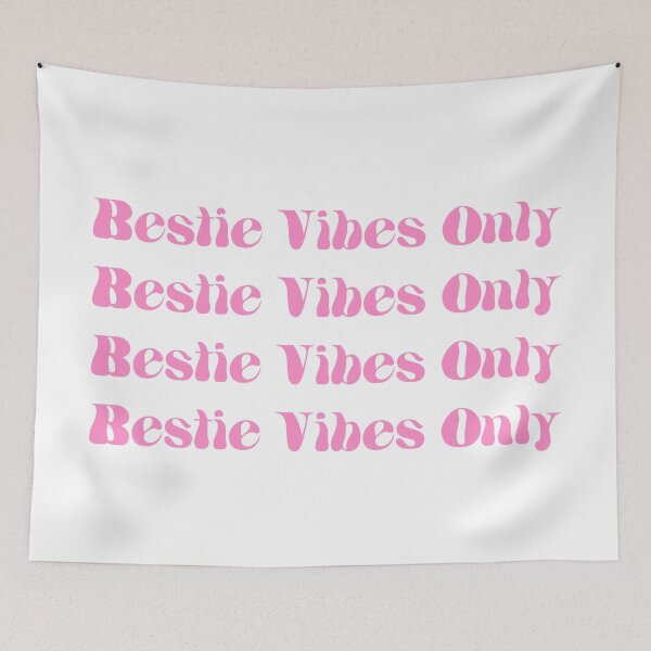 Item preview, Bestie Vibes Only Besties Vibes Only BFF Best Freind For Ever My Bestie Pink designed and sold by KLINESTORE.