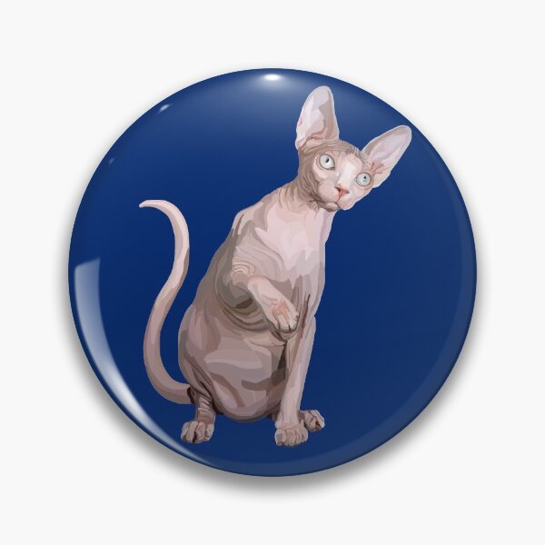 Item preview, Elegant Sleek and Curious Sphynx Cat designed and sold by Deborah Camp.