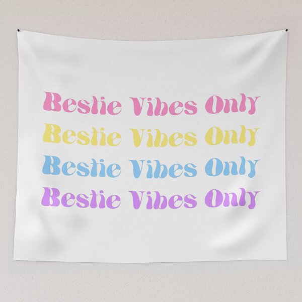 Item preview, Bestie Vibes Only Besties Vibes Only BFF Best Freind For Ever My Bestie Pink designed and sold by KLINESTORE.