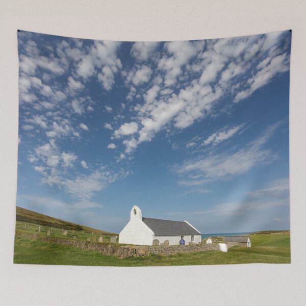 Item preview, Medieval Church at Mwnt in West Wales  designed and sold by heidipics.