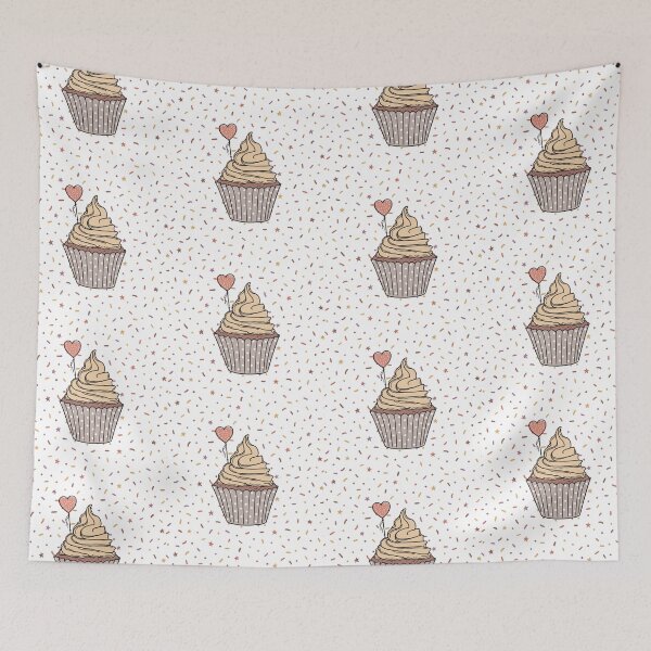 Item preview, Copy of Cupcake and Sprinkles - Heart Cupcake designed and sold by DesignLabMedia.