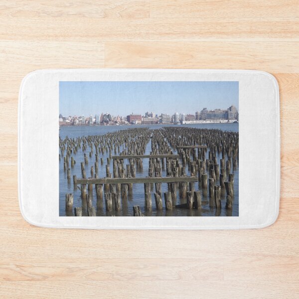 Item preview, Abandoned Pier, Hudson River, Hoboken, New Jersey designed and sold by lenspiro.