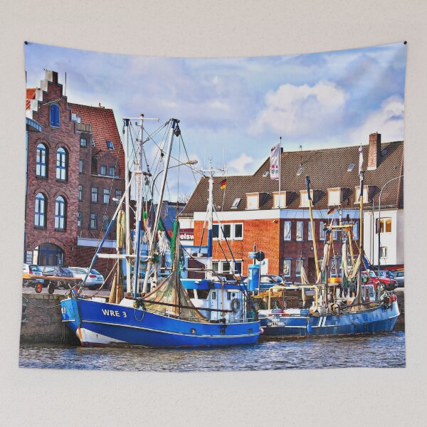 Item preview, Sailboats anchored in Bremerhaven, Germany designed and sold by Travelways.