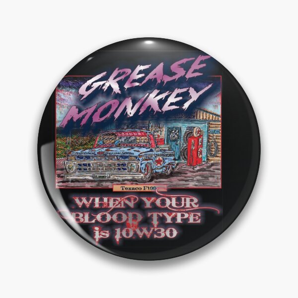 Item preview, grease monkey designed and sold by AndyAutoPrints.
