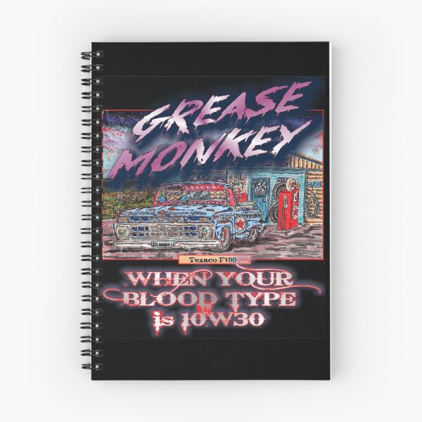 Item preview, grease monkey designed and sold by AndyAutoPrints.