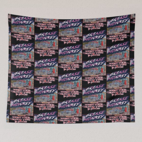 Item preview, grease monkey designed and sold by AndyAutoPrints.