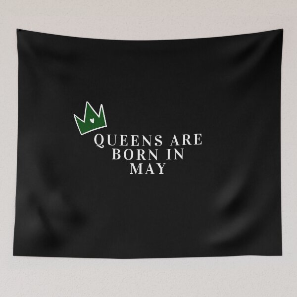 Item preview, Queens are born in May with birthstone crown designed and sold by travelnerd.