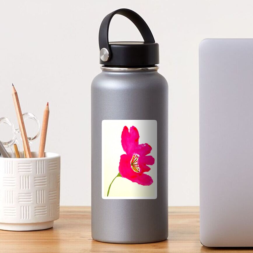 Fuchsia Flower Sticker