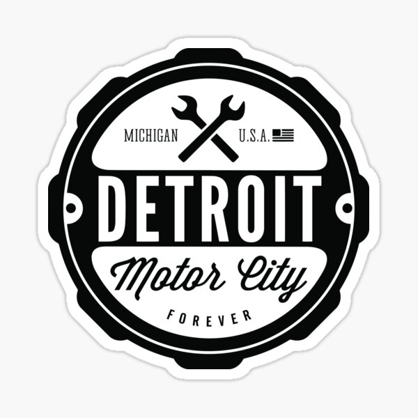 Detroit T Shirts Unisex S M L XL XXL - Motor City Forever T-Shirt Detroit Tee Shirts by Detroitrebels, Women's, Black