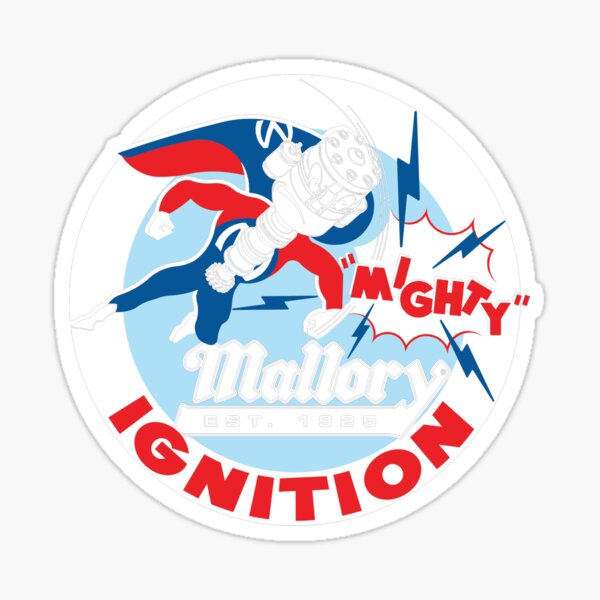 "MIGHTY MALLORY IGNITION" Sticker by sinilagi Redbubble