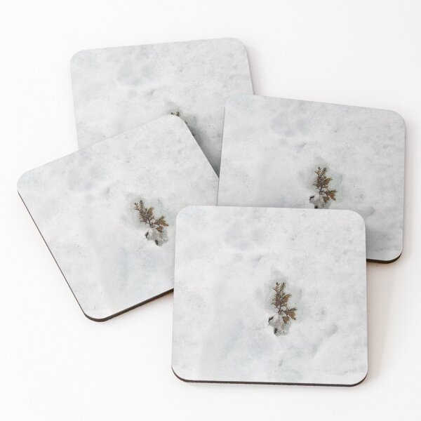 Item preview, Pine tree leaves on snow designed and sold by AngeloDeVal.