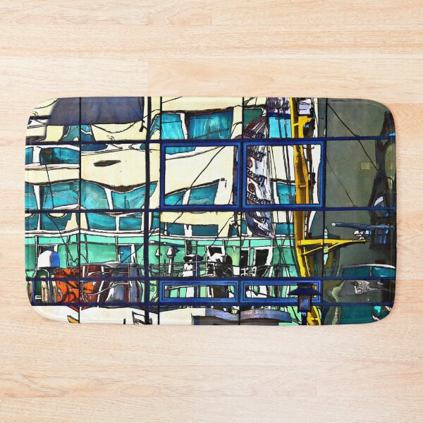 Item preview, Decorative window reflections Bremerhaven Germany designed and sold by Travelways.
