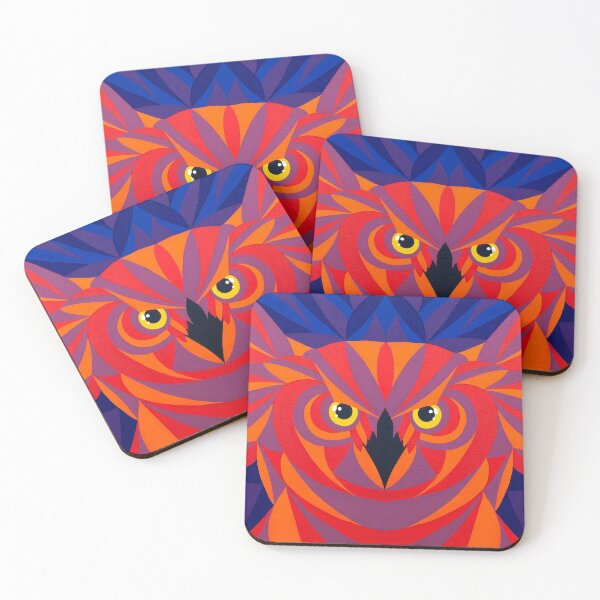 Item preview, Acrylic owl art designed and sold by Pintarrajearte.