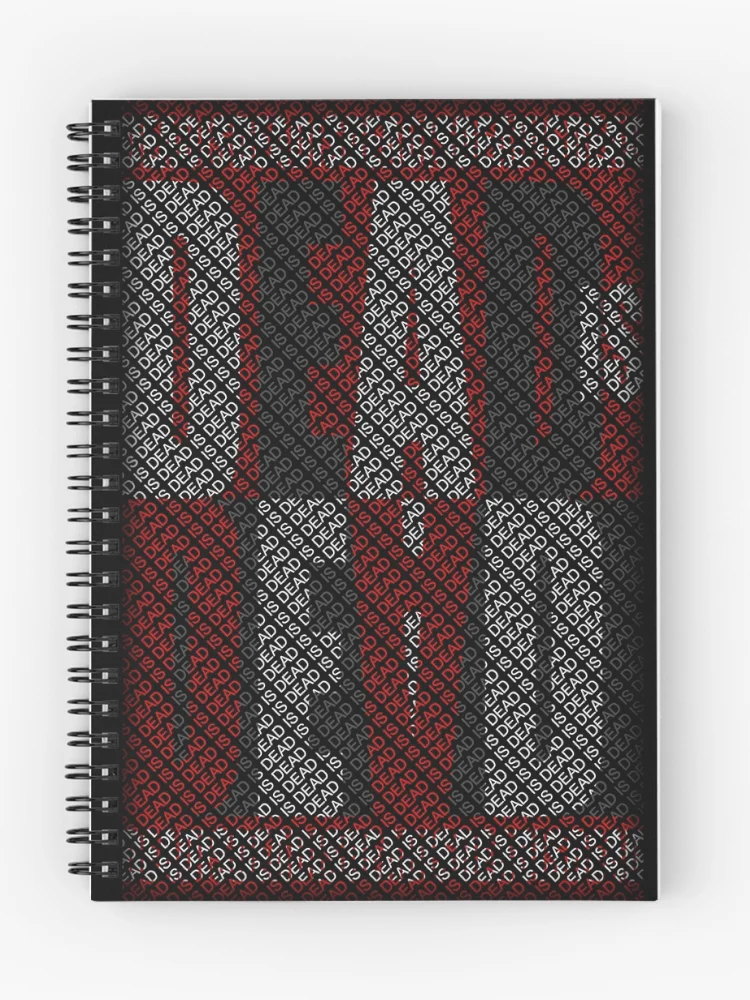 Thumbnail 1 of 3, Journal, Dead Is Dead (Typography) designed and sold by Riott Designs.
