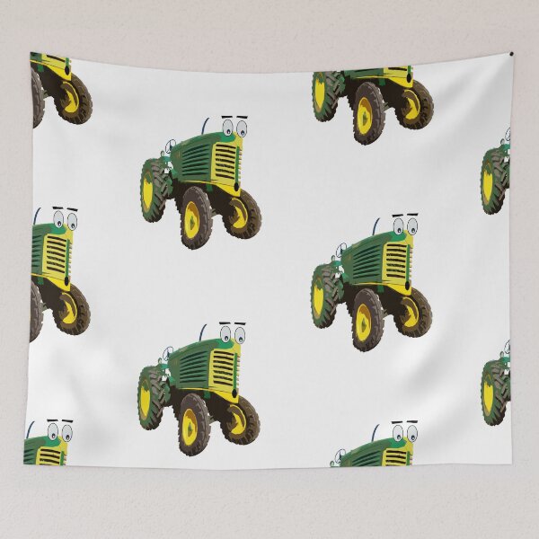 Item preview, Happy 9th Birthday Tractor design designed and sold by SEADOGPRINTS.