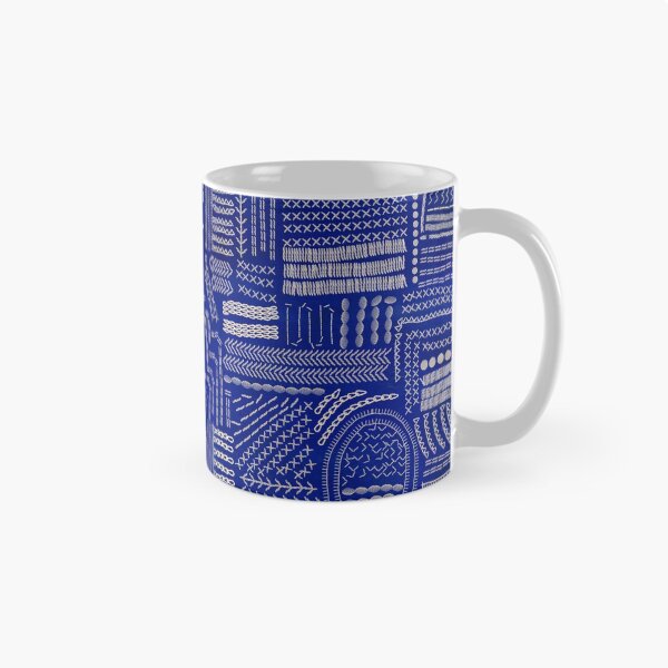 Item preview, Modern Japanese Sashiko Indigo  designed and sold by untamedwolf.