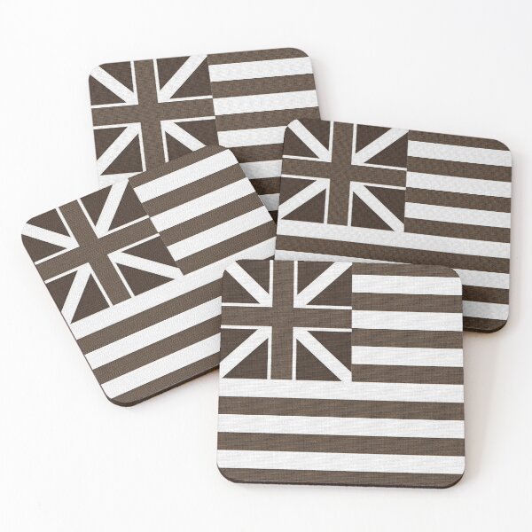 Item preview, Sepia Grand Union Flag Inspired  Design on luxe classic textured pattern designed and sold by vortexatelier.