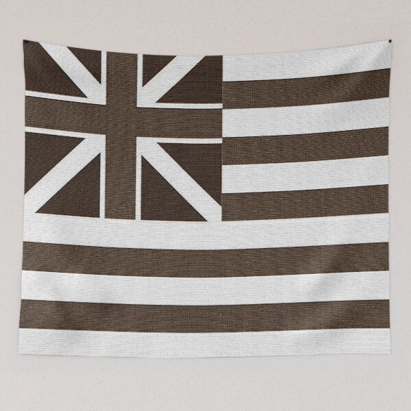 Item preview, Sepia Grand Union Flag Inspired  Design on luxe classic textured pattern designed and sold by vortexatelier.
