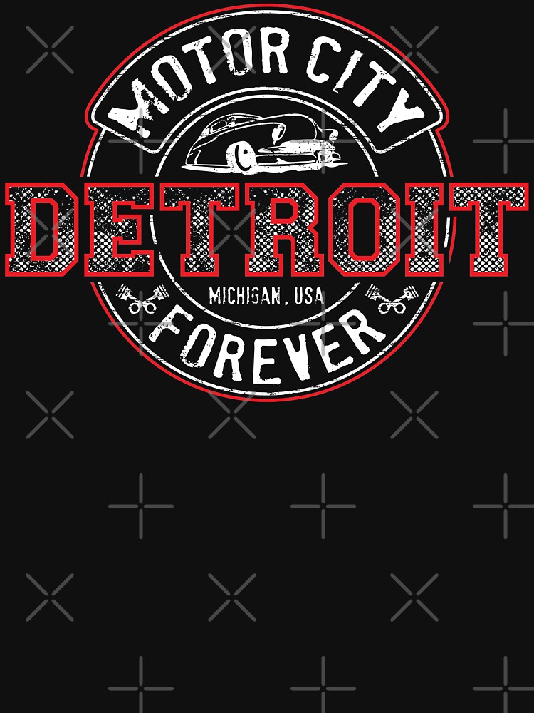 Detroit T-Shirts - Detroit Motor City Forever T-Shirt Detroit Rebels Brand  Essential T-Shirt for Sale by DetroitRebels