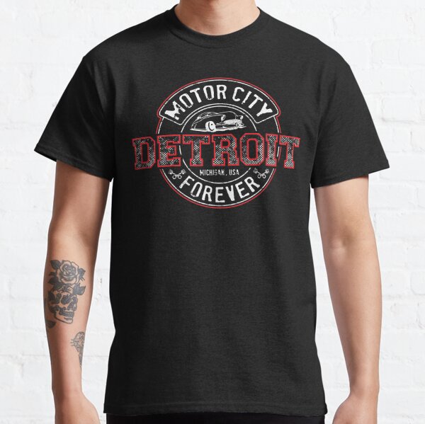 Detroit Motor City T-shirt Detroit MI Detroit Grey 
