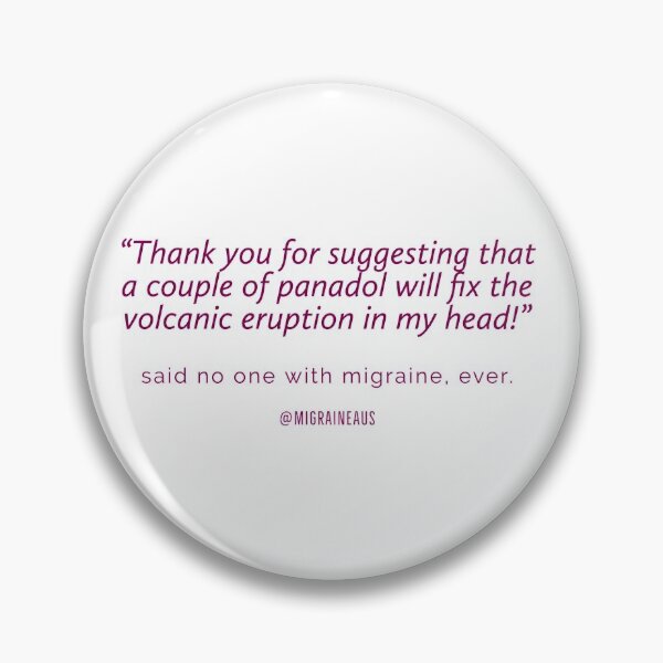 Item preview, Eruption in my head (burgundy) designed and sold by Migraine Australia.