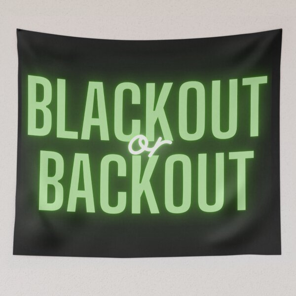 Item preview, Blackout or Backout Green designed and sold by taylorvaca.