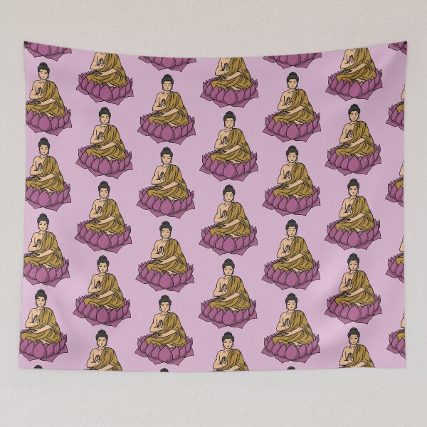 Item preview, Buddha on lily in anime style designed and sold by HeatherPhn.