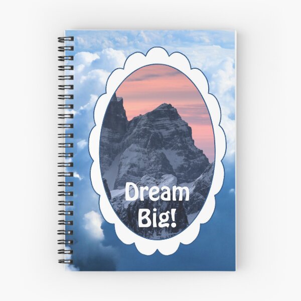 Item preview, Dream Big Mountain Clouds Journal designed and sold by Eclectry.
