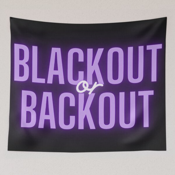 Item preview, Blackout or Backout Purple designed and sold by taylorvaca.