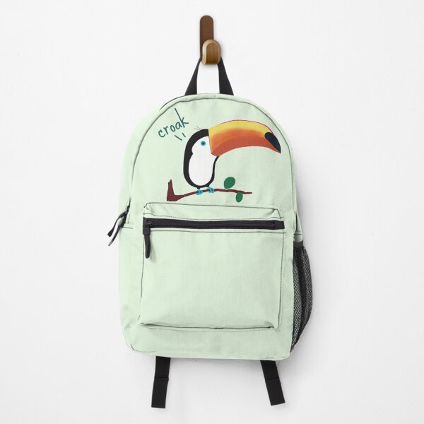Item preview, Cute Tucan bird on a tree branch (green) designed and sold by jvcoart.