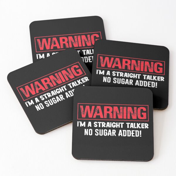 Item preview, Warning Straight Talker designed and sold by DesignsbyNeena.