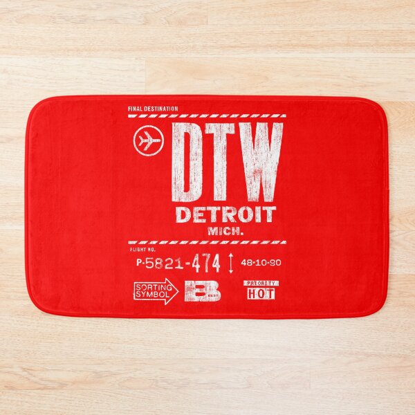Item preview, Detroit T-Shirts - DTW Airport - City of Detroit - Motor City Style T-Shirts and Hoodies by Detroit Rebels Brand designed and sold by DetroitRebels.