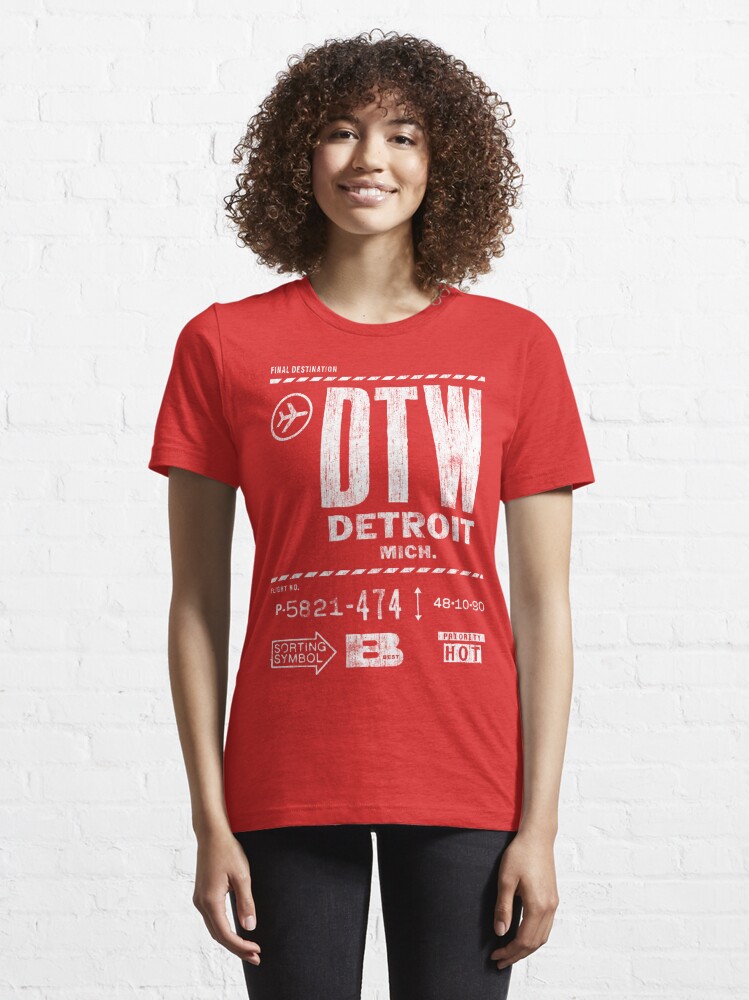 Detroit Lion Eye Detroit Shirt by Detroit Rebels Brand (Small