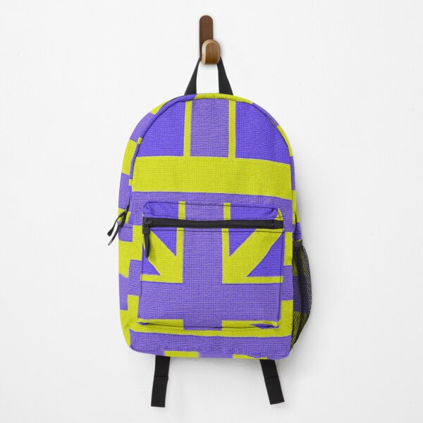Item preview, Striking Yellow and Purple Grand Union Flag Inspired Design on classic textured pattern designed and sold by vortexatelier.