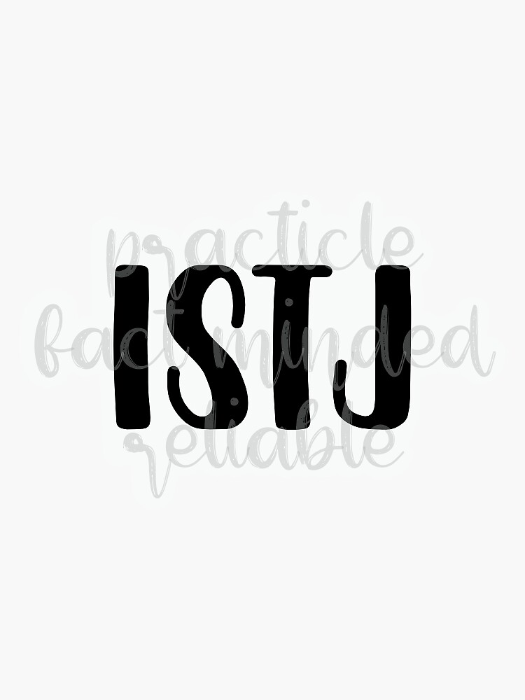 Istj Sticker For Sale By Dshannon5 Redbubble