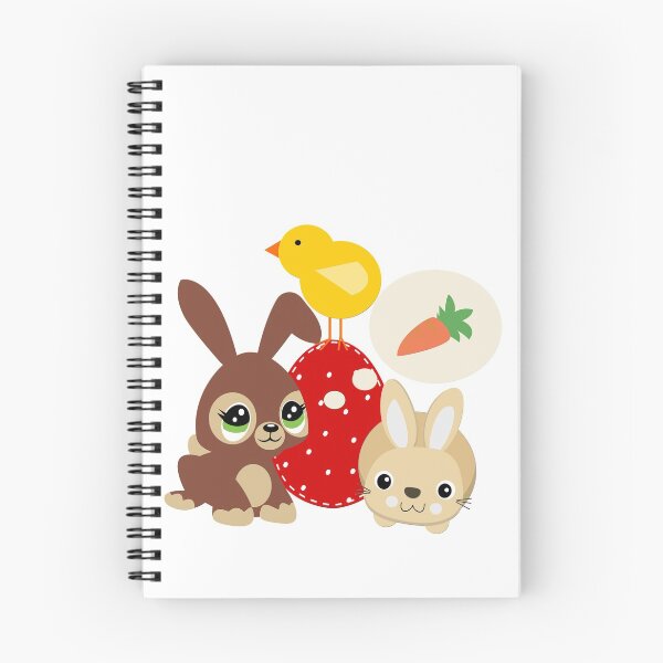 Item preview, Happy Bunnies and Chick with Easter Egg designed and sold by TigsArts.
