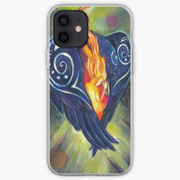 Crow Heart iPhone Soft Case