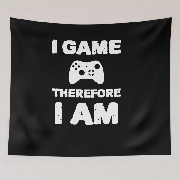 Item preview, I Game Therefore I Am designed and sold by RedQuality.
