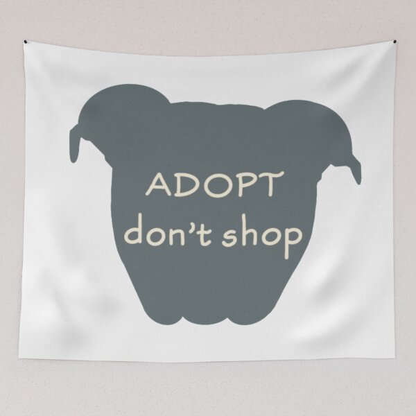 Item preview, Adopt Don't Shop Pit Bull designed and sold by LetThereBeGood.