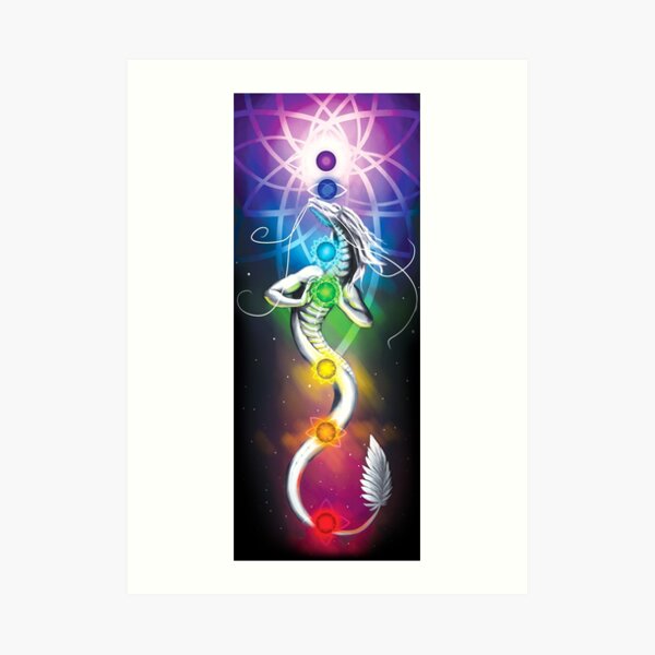 Kundalini Dragon Art Print