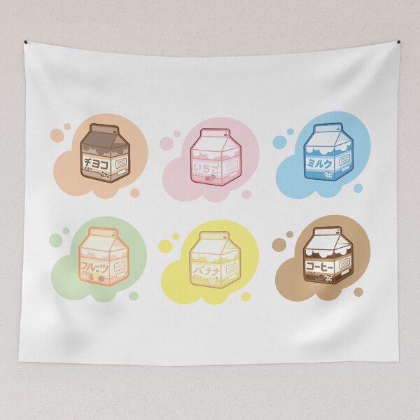 Item preview, Cute Assorted Milk Flavors designed and sold by KyuumiNya.