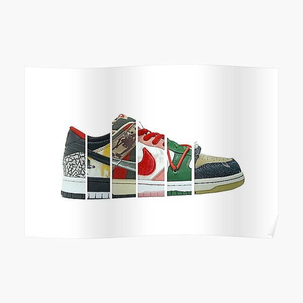 SB Dunk Geschichte, Hypebeast, Sneaker, Urban Poster