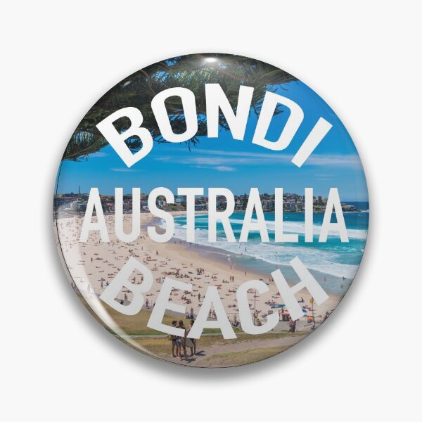 Aperçu de l'œuvre Image d'autocollant de Bondi Beach créée et vendue par DavidMay.